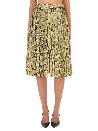Skirt with animal pattern - dries van noten - Modalova