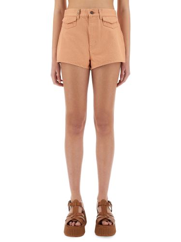 Chloé cotton shorts - chloé - Modalova