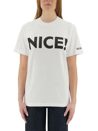 Moschino t-shirt "nice!" - moschino - Modalova
