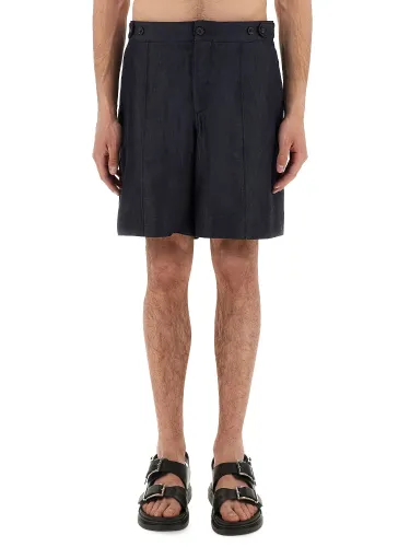 Alexander mcqueen short in denim - alexander mcqueen - Modalova