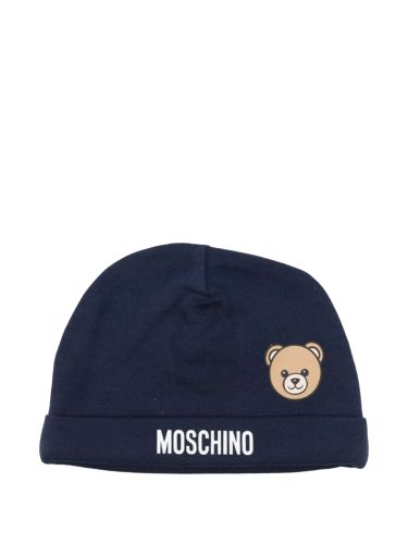 Moschino "bear" logo hat - moschino - Modalova