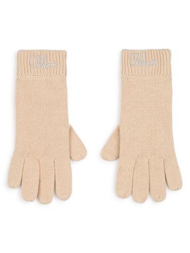 Chloé gloves with logo - chloé - Modalova