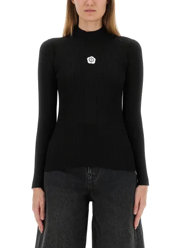 Jersey with embroidery "boke flower 2.0" - kenzo - Modalova