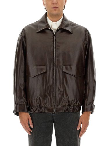 Mm6 maison margiela leather jacket - mm6 maison margiela - Modalova