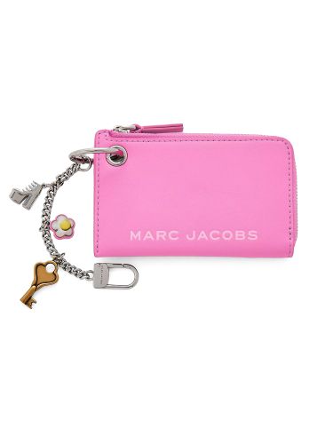 Zippered wallet with pendant - marc jacobs - Modalova