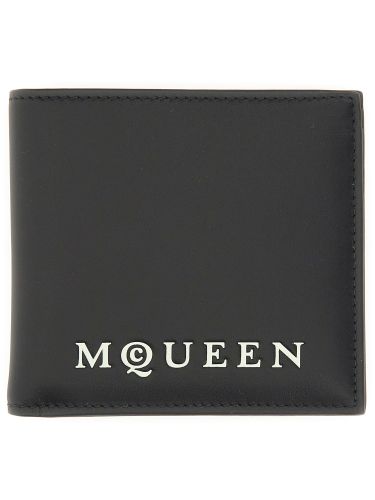 Bifold wallet with logo - alexander mcqueen - Modalova