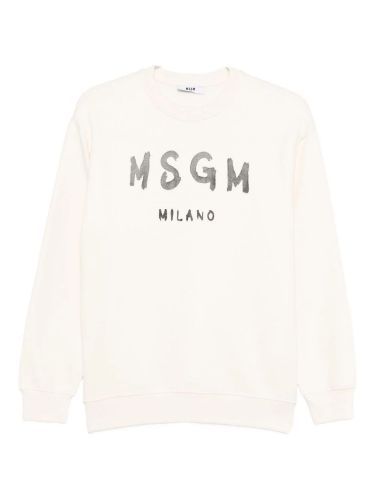 Msgm sweatshirt with logo - msgm - Modalova