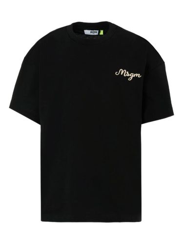 Msgm t-shirt with logo - msgm - Modalova