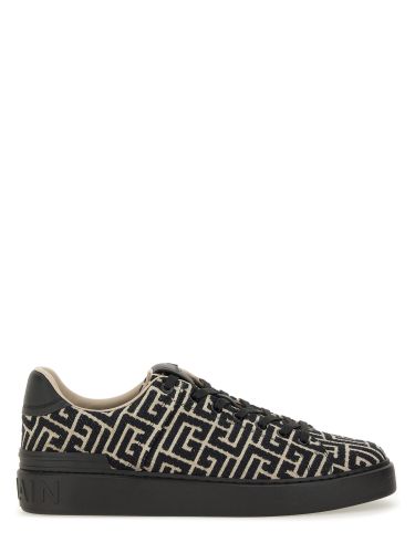 Balmain jacquard "b-court" sneakers - balmain - Modalova