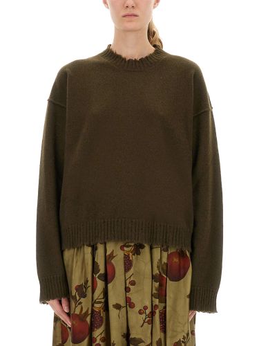 Cashmere sweater with bangs - uma wang - Modalova