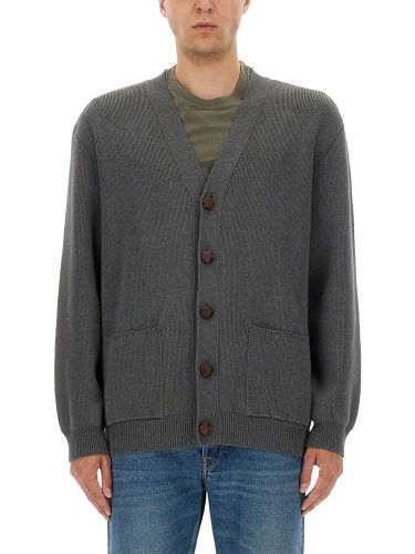 Golden goose logo lapel cardigan - golden goose - Modalova