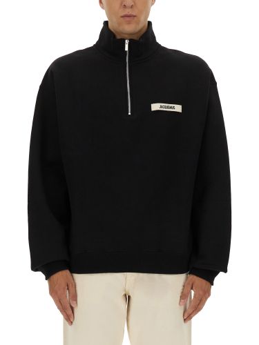 Zippered turtleneck sweatshirt - jacquemus - Modalova