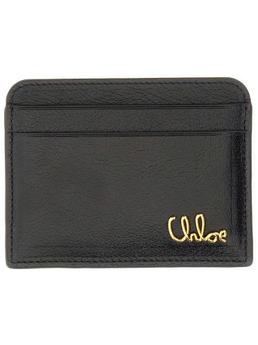 Chloé chloé iconic" card holder - chloé - Modalova