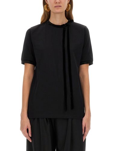 T-shirt with ribbon and bow - nina ricci - Modalova