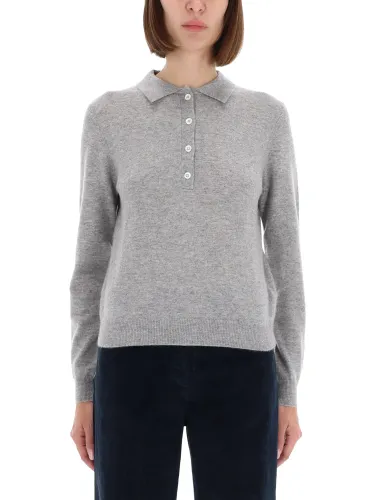 Aspesi cashmere polo shirt - aspesi - Modalova