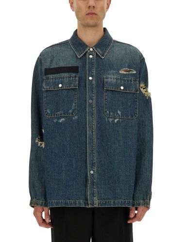 Helmut lang denim uniform shirt - helmut lang - Modalova