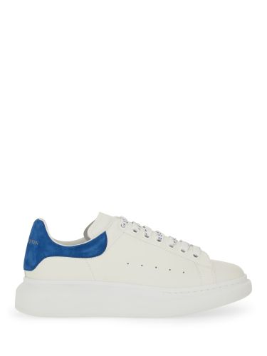 Oversized leather sneaker - alexander mcqueen - Modalova