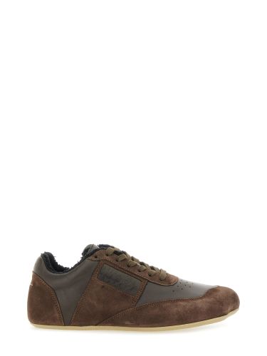 Mm6 maison margiela leather sneaker - mm6 maison margiela - Modalova