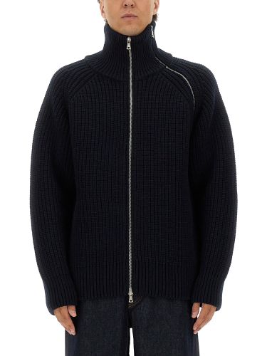 Zippered wool sweater - dries van noten - Modalova