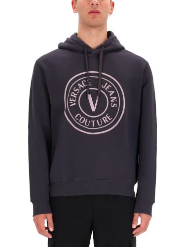 Sweatshirt with logo - versace jeans couture - Modalova
