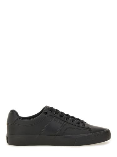 Boss leather sneaker - boss - Modalova