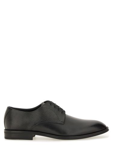 Boss leather "derby" loafer - boss - Modalova