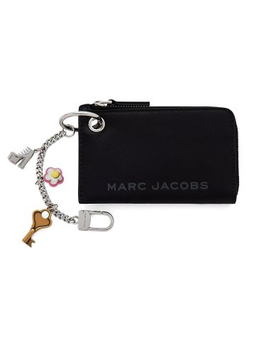 Zippered wallet with pendant - marc jacobs - Modalova
