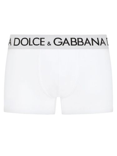 Regular fit boxer shorts - dolce & gabbana - Modalova