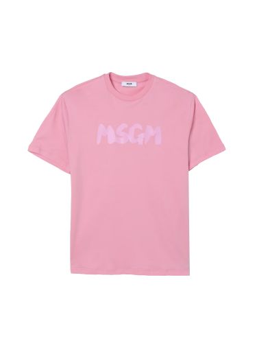 Msgm t-shirt with logo - msgm - Modalova