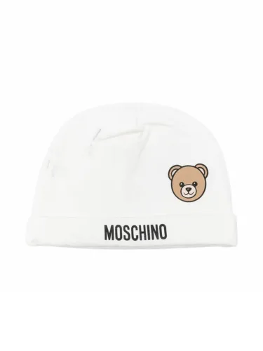Moschino "bear" logo hat - moschino - Modalova