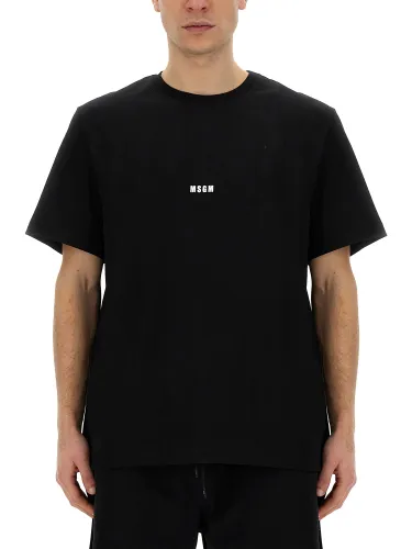 Msgm cotton t-shirt - msgm - Modalova