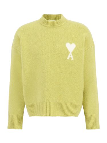 Ami paris jersey with logo - ami paris - Modalova