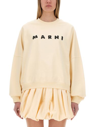 Marni cotton sweatshirt with print - marni - Modalova