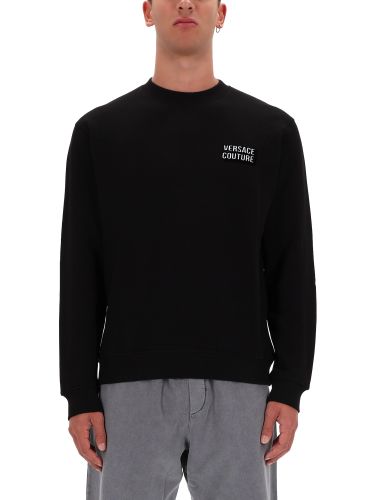 Sweatshirt with logo - versace jeans couture - Modalova