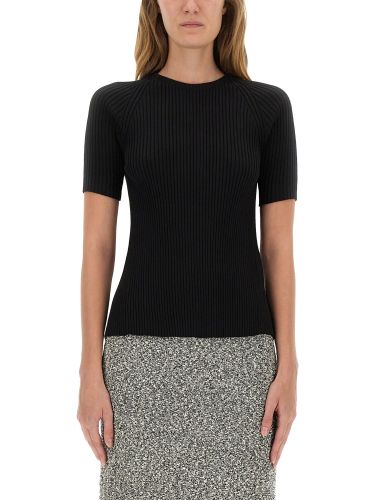Tory burch ribbed cotton pullover - tory burch - Modalova