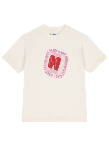 Msgm t-shirt with logo - msgm - Modalova