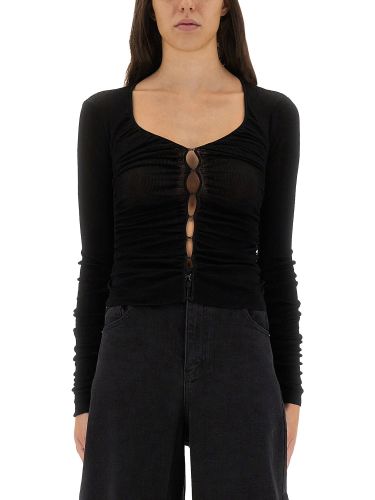 Self-portrait viscose knit top - self-portrait - Modalova