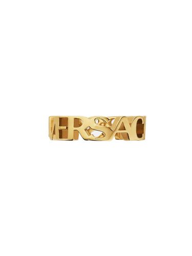 Versace logo ring - versace - Modalova