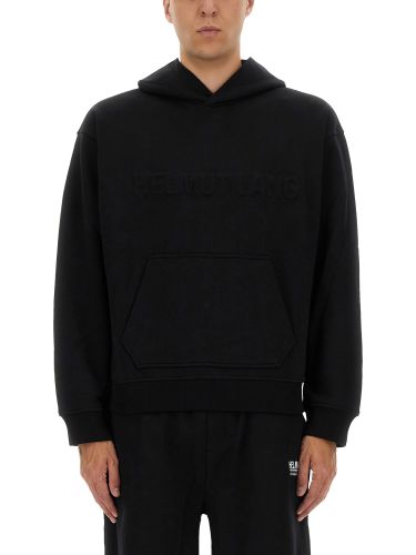 Sweatshirt with embossed logo - helmut lang - Modalova