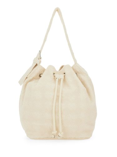 Oversized "t monogram" bucket bag - tory burch - Modalova