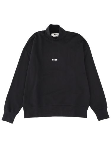 Msgm sweatshirt with micro logo - msgm - Modalova