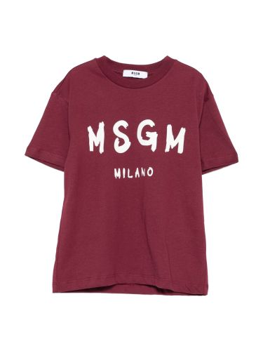 Msgm t-shirt with logo - msgm - Modalova