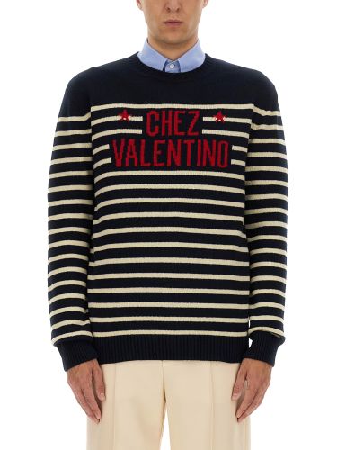 Chez valentine" wool sweater - valentino - Modalova