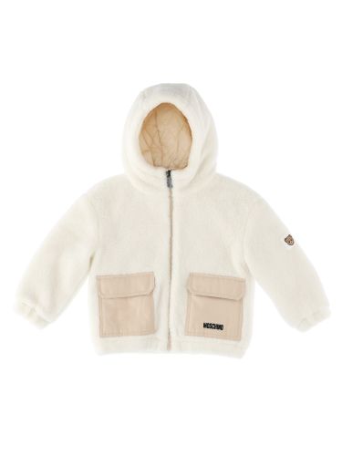 Moschino giacca "teddy" con logo - moschino - Modalova