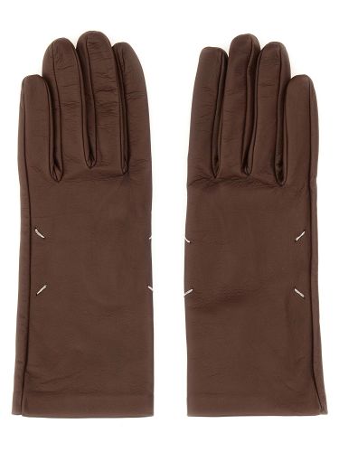 Maison margiela leather gloves - maison margiela - Modalova