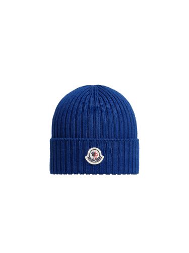 Moncler logo beanie hat - moncler - Modalova