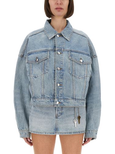 Clip-on trucker jacket - alexander wang - Modalova