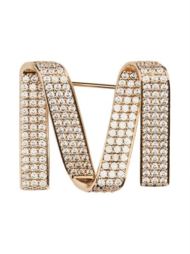 Max mara brooch with logo - max mara - Modalova