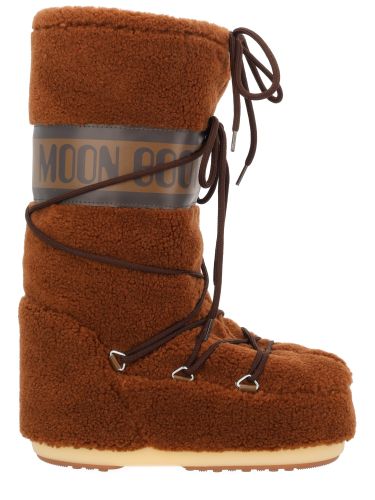 Moon boot "icon" boot with logo - moon boot - Modalova