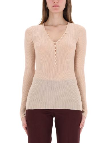 Chloé ribbed knit with buttons - chloé - Modalova